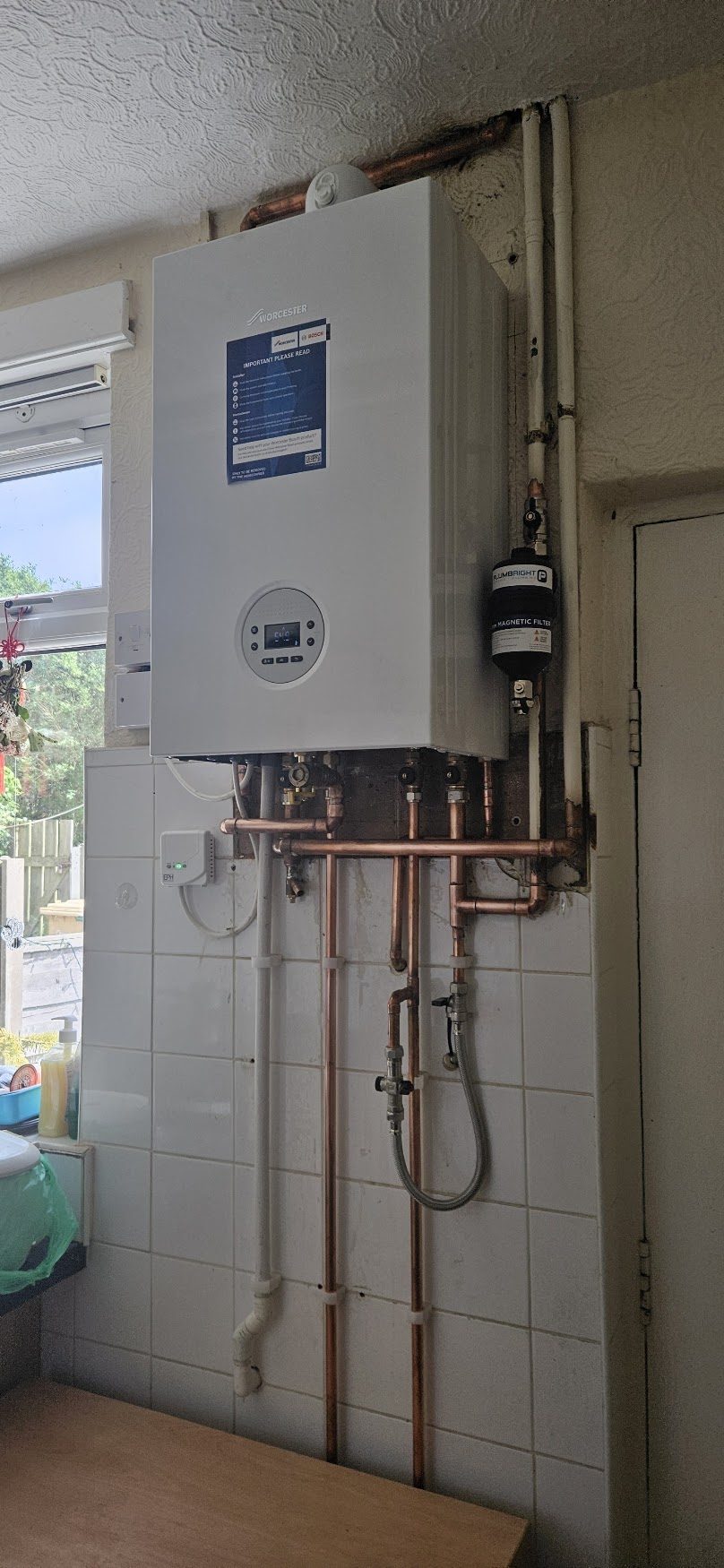 A boiler installation