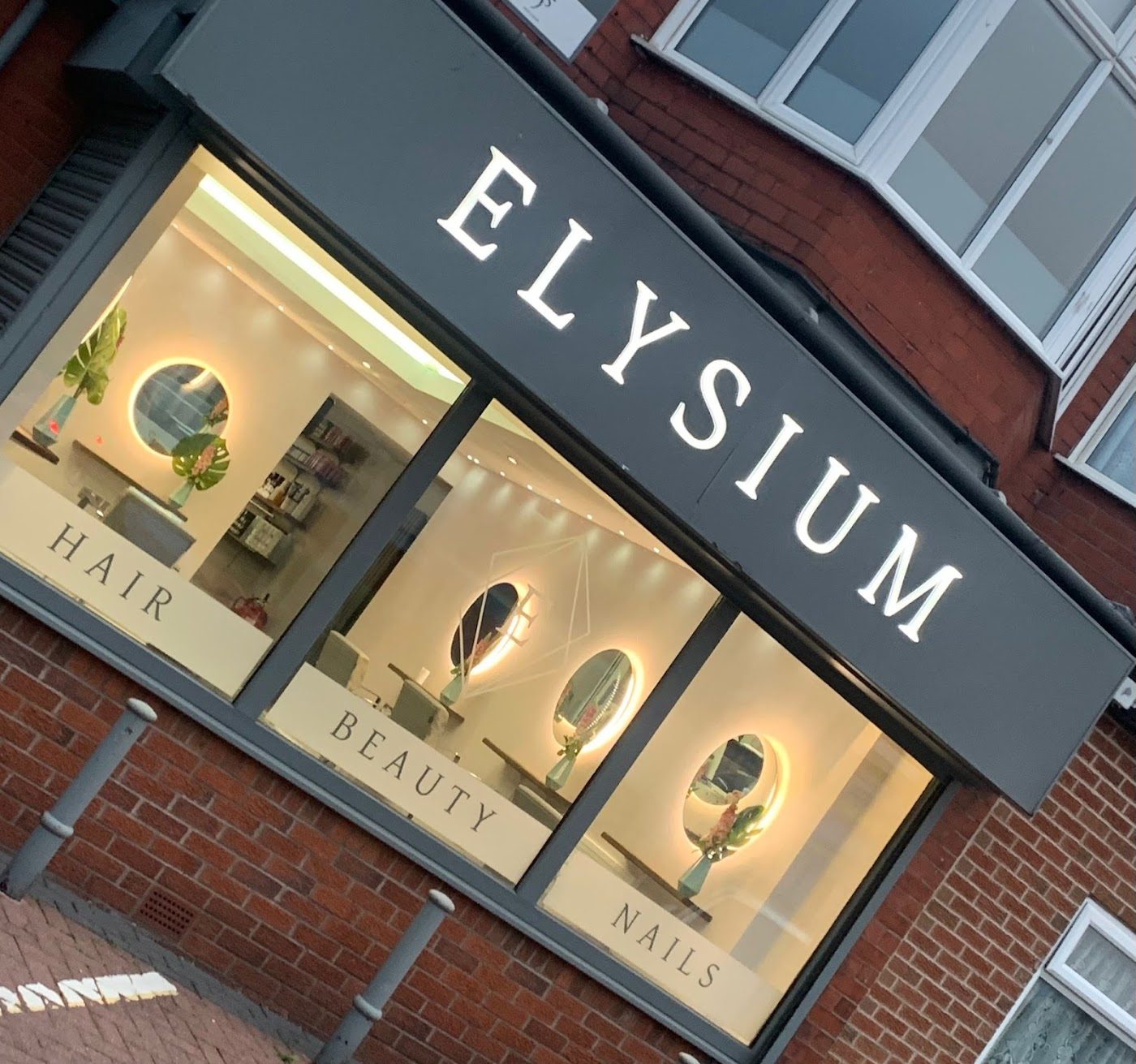 The Elysium shopfront on Worsley Road