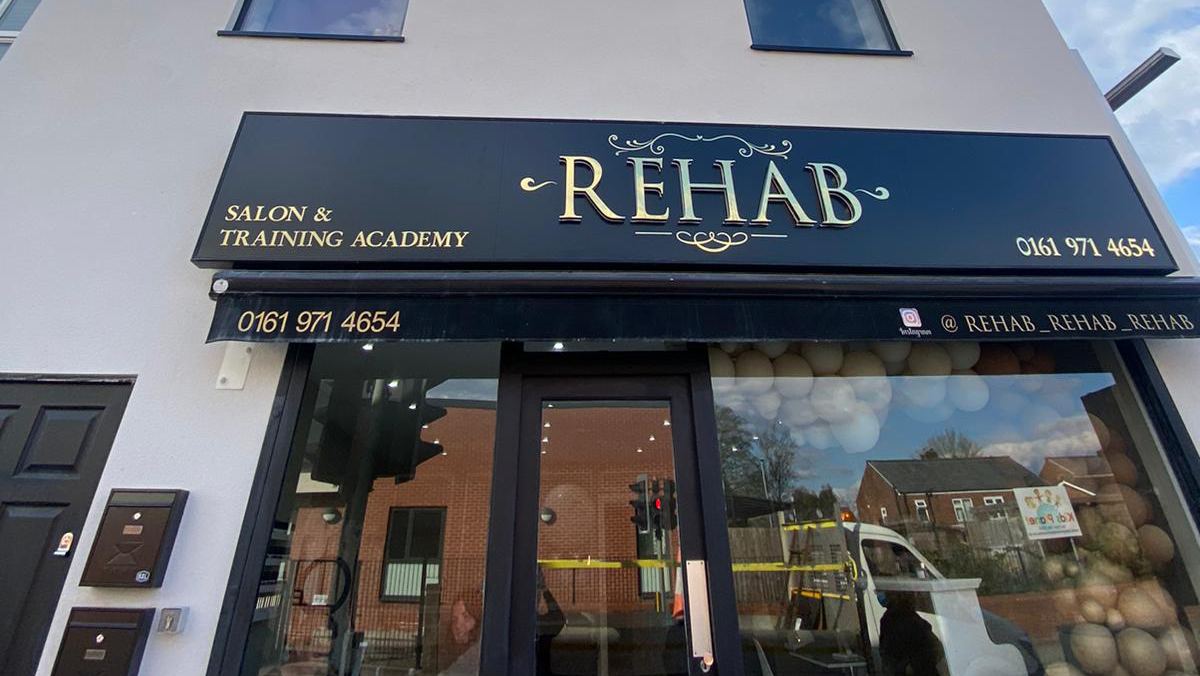 The Rehab shopfront on Station Road